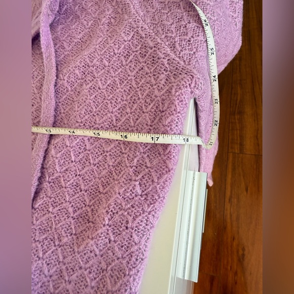 LOFT Lavender Knit Sweater - Picture 14 of 16